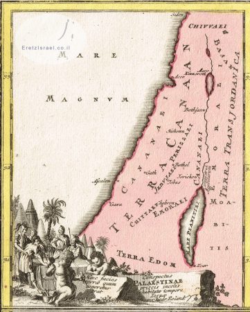 אתר ארץ ישראל, EretzIsrael.co.il, אוסף גמליאל, מפות עתיקות, מפה עתיקה,